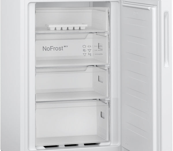 Bosch Series 2, Free-standing fridge-freezer, 182.4 x 55 cm, White, FROST FREE