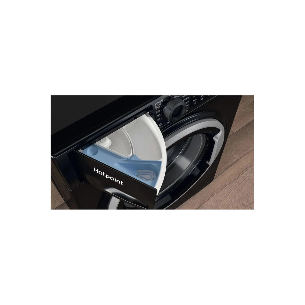 Black Hotpoint Washing Machine 9KG 1600spin
