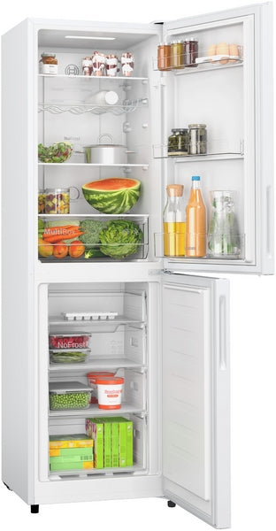 Bosch Series 2, Free-standing fridge-freezer, 182.4 x 55 cm, White, FROST FREE