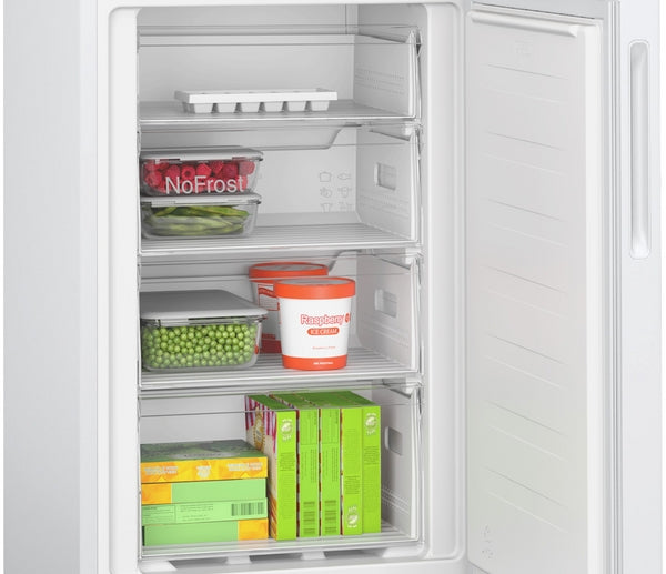 Bosch Series 2, Free-standing fridge-freezer, 182.4 x 55 cm, White, FROST FREE