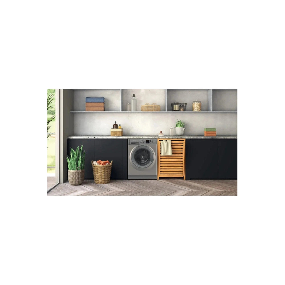 Hotpoint 7KG Freestanding Washing Machine with Steam - Graphite
