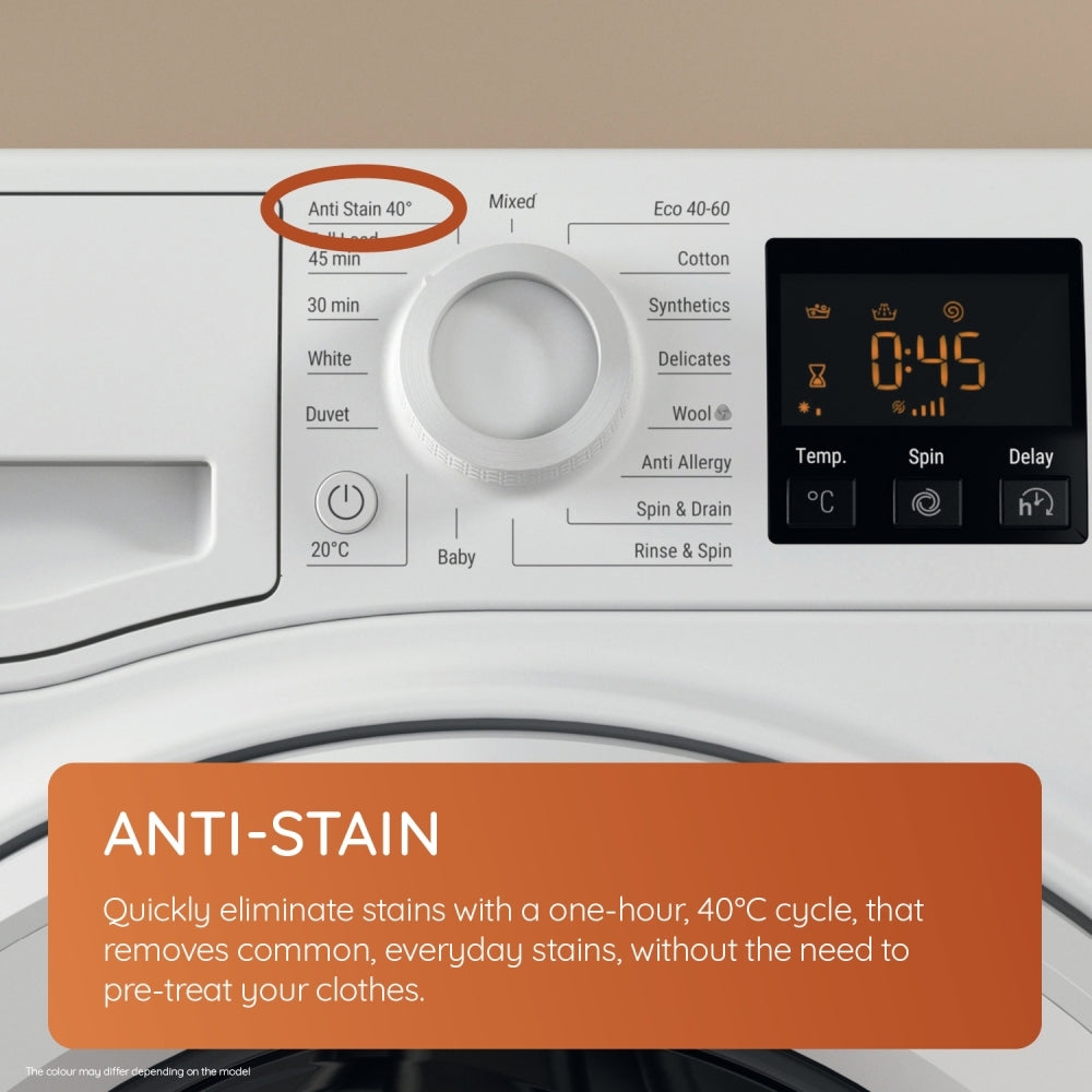Hotpoint Washing Machine 8KG NSWM864CWUK