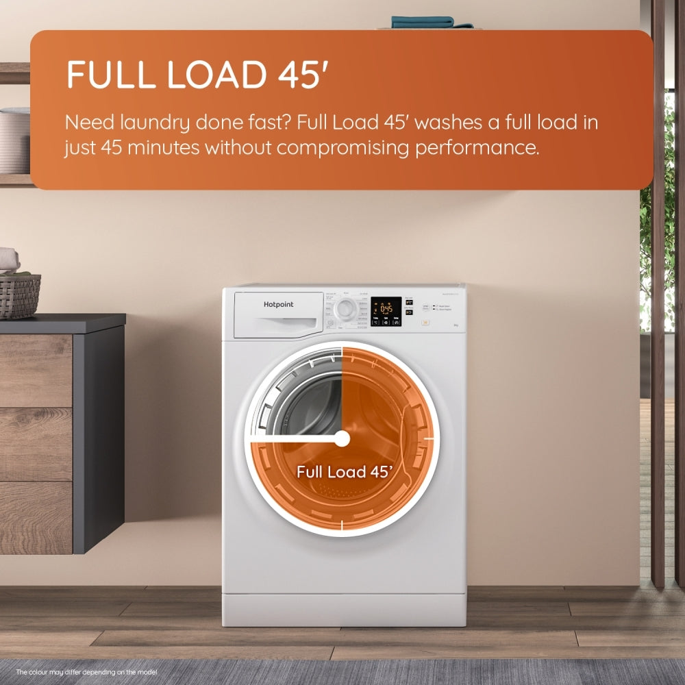 Hotpoint Washing Machine 8KG NSWM864CWUK