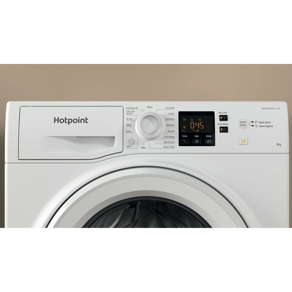 Hotpoint Washing Machine 8KG NSWM864CWUK