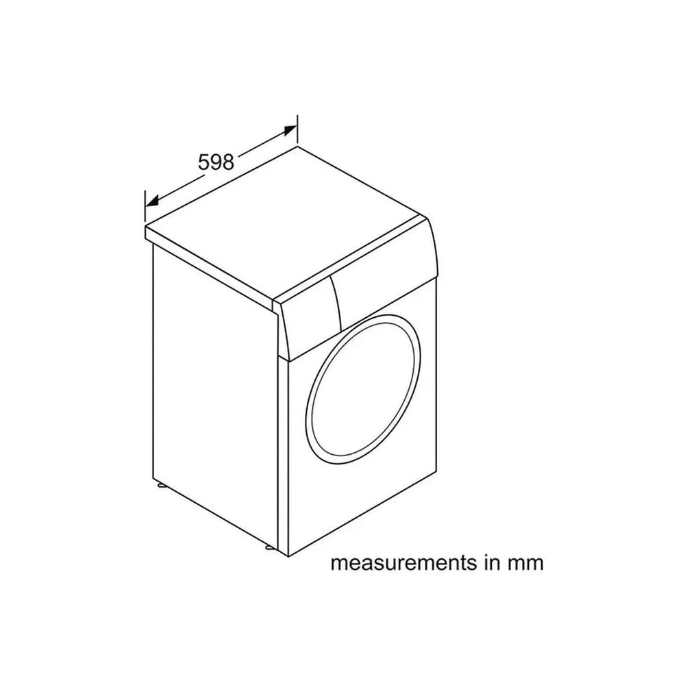 Bosch Series 4 Washing Machine 8kg White 1400rpm