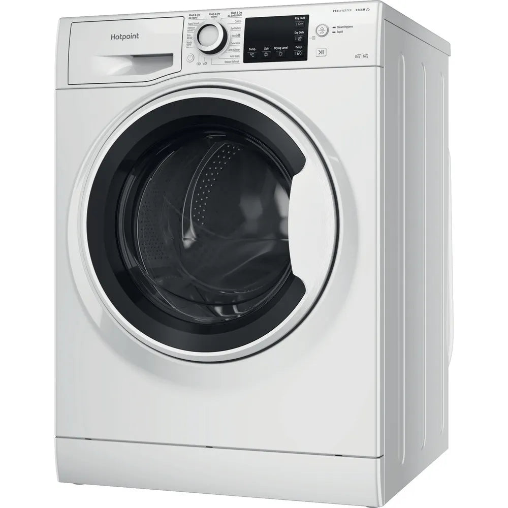 Hotpoint Washer-Dryer 8kg Wash 6Kg Dry White
