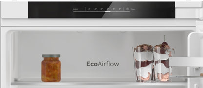 Bosch Series 4, Built-in fridge-freezer with freezer at bottom, 177.2 x 54.1 cm, sliding hinge FROST FREE