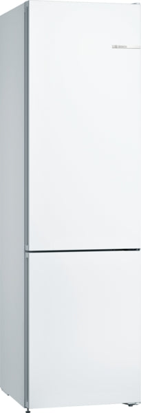 Bosch Series 4, Free-standing fridge-freezer, 203 x 60 cm, White, Total No Frost