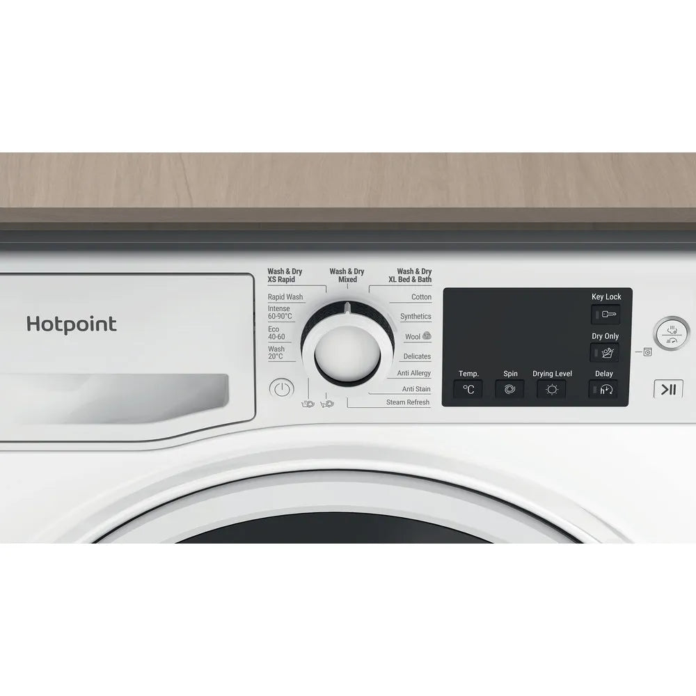 Hotpoint Washer-Dryer 8kg Wash 6Kg Dry White