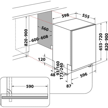 Hotpoint Integrated Dishwasher 14 Place